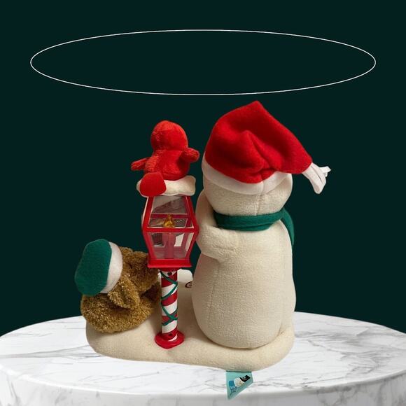 2013 Hallmark Jingle Pals Animated Merry Carolers Trio Snowman Bird Dog Tested! - Picture 4 of 5